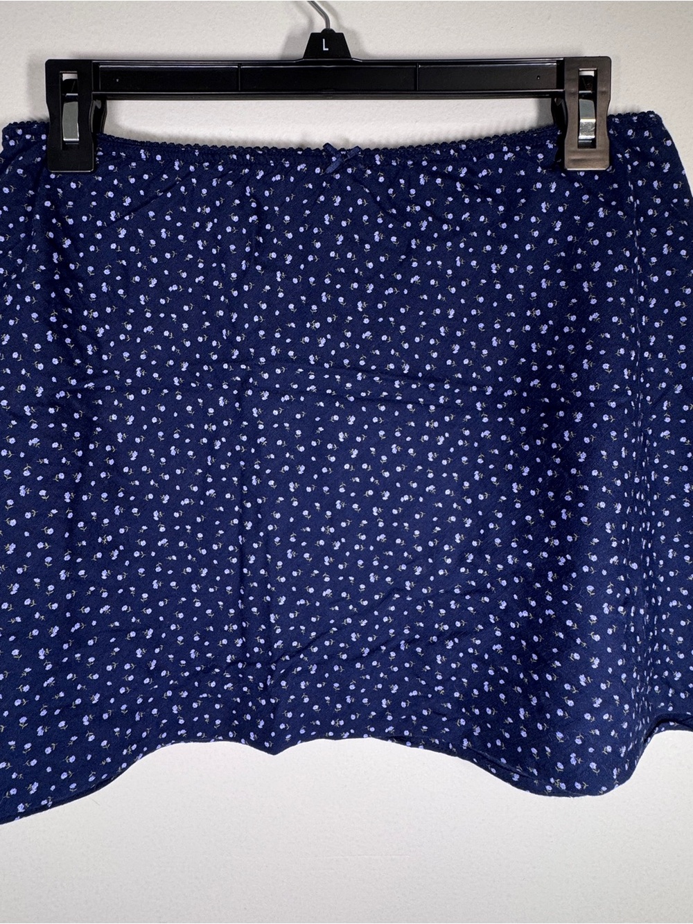 Abound Navy Mini Skirt with White Ditsy Floral